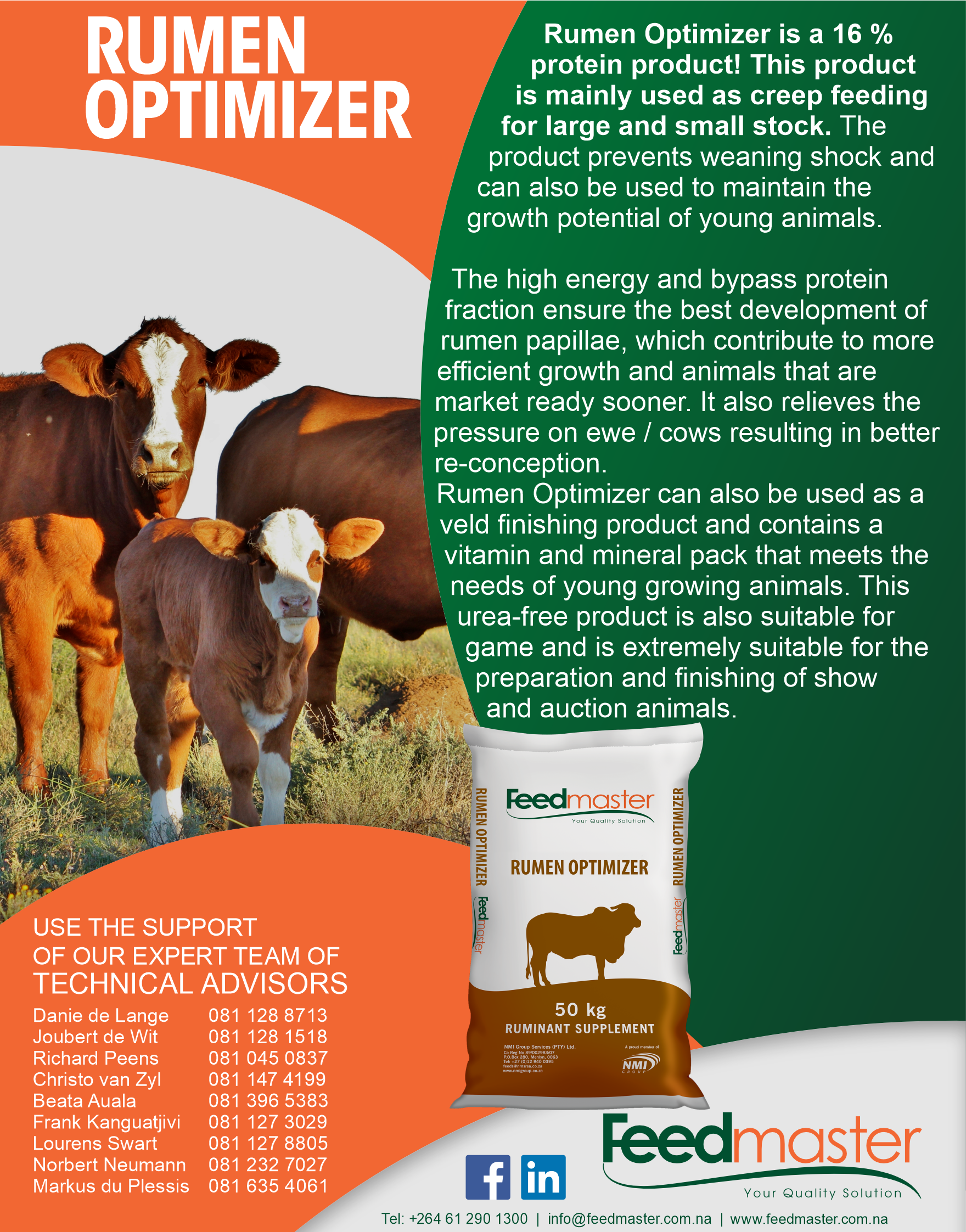 Verseker optimale rumen ontwikkeling van herkouers deur die gebruik van Rumen Optimizer